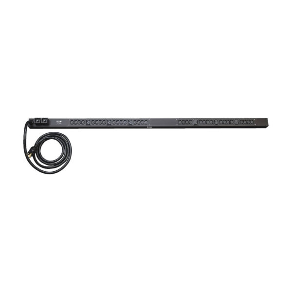 Tripp Lite series 5.5kW Single-Phase 208/230V Basic PDU, 38 Outlets (32 C13 and 6 C19), NEMA L6-30P Input, 10 ft. (3.05 m) Cord, 0U Vertical