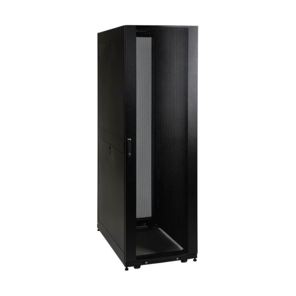 Tripp Lite series 48U SmartRack Standard-Depth Rack Enclosure Cabinet with doors & side panels