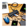 Tripp Lite series 7-Port USB-A Mini Hub - USB 3.x (5Gbps), International Plug Adapters