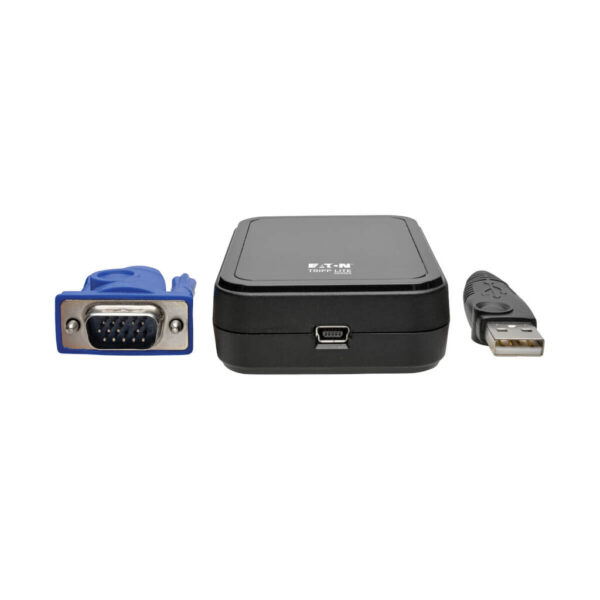 bedba9e029dbba96dc088e679788fb9e Tripp Lite series KVM Console to USB 2.0 Portable Laptop Crash Cart Adapter with File Transfer and Video Capture, 1920 x 1200 @ 60 Hz, TAA