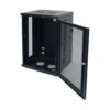 Tripp Lite series SmartRack 18U Low-Profile Switch-Depth Wall-Mount Rack Enclosure Cabinet, Hinged Back