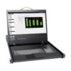 Tripp Lite series NetCommander 8-Port Cat5 1U Rack-Mount Console KVM Switch with 19-in. LCD, TAA