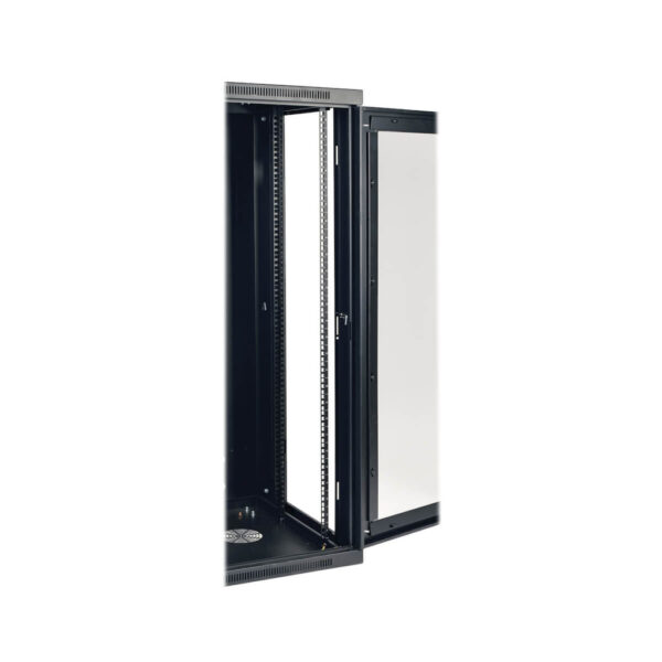 bf71c9927384529988d5ba5df9260a40 Tripp Lite series SmartRack 26U Low-Profile Switch-Depth Wall-Mount Half-Height Rack Enclosure, Clear Acrylic Window, Hinged Back