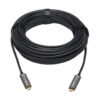 bf8104113315fbb1ba7eec1250b0f0a2 Tripp Lite series USB-C AOC Cable (M/M) - USB 3.2 Gen 2 (10 Gbps) Plenum-Rated Fiber Active Optical Cable - Data Only, Black, 15 m (49 ft.)