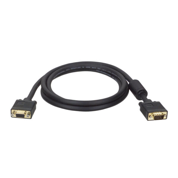 Tripp Lite series VGA High-Resolution RGB Coaxial Cable (HD15 M/F)), 15 ft. (4.57 m)