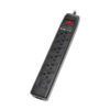 bfa4b75de18b97e70a47fa7228bebbcc Tripp Lite series Protect It! 7-Outlet Surge Protector, 6 ft. (1.83 m) Cord, 1440 Joules, Tel/Modem Protection, Safety Covers