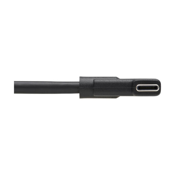 bfba32c66ad15199b83d62680f91a4ae Tripp Lite series USB-C Cable (M/M) - USB 3.2 Gen 1 (5 Gbps), Thunderbolt 3 Compatible, Right-Angle Plug, 1 m (3.3 ft.)