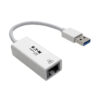 bfd4069c9de539804364fd949a1c86e6 Tripp Lite series USB 3.0 to Gigabit Ethernet NIC Network Adapter - 10/100/1000 Mbps, White