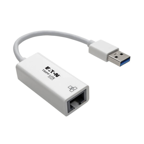 bfd4069c9de539804364fd949a1c86e6 Tripp Lite series USB 3.0 to Gigabit Ethernet NIC Network Adapter - 10/100/1000 Mbps, White