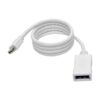 Tripp Lite series Keyspan Mini DisplayPort to DisplayPort Adapter Cable (M/F), 4K 60 Hz, DP 1.2, HDCP 2.2, 3 ft. (0.9 m)