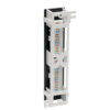 Tripp Lite series Cat5e Wall-Mount 12-Port Patch Panel - PoE+ Compliant, 110/Krone, 568A/B, RJ45 Ethernet, TAA