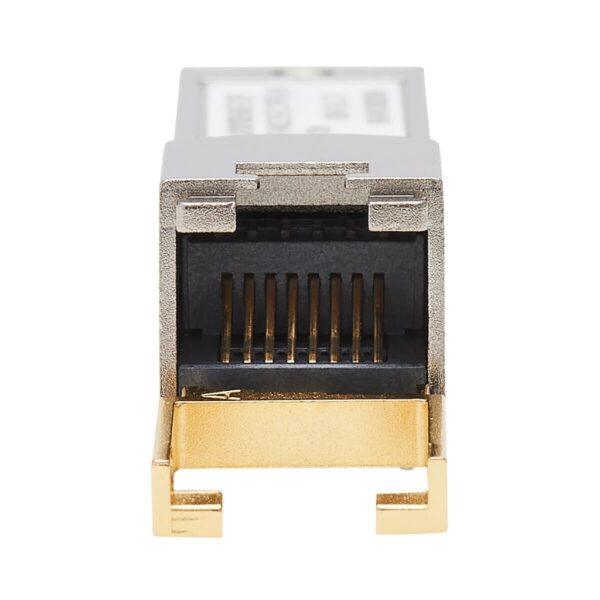 c03e650bf82a27e539ab8efe40c6e830 Tripp Lite series Cisco-Compatible GLC-TE SFP Transceiver - 10/100/1000Base-TX, Copper, RJ45, Cat6, 328.08 ft. (100 m)