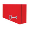 Tripp Lite series SmartRack Outdoor Industrial Enclosure with Lock - NEMA 4, Surface Mount, Metal Construction, 18 x 18 x 10 in., Red