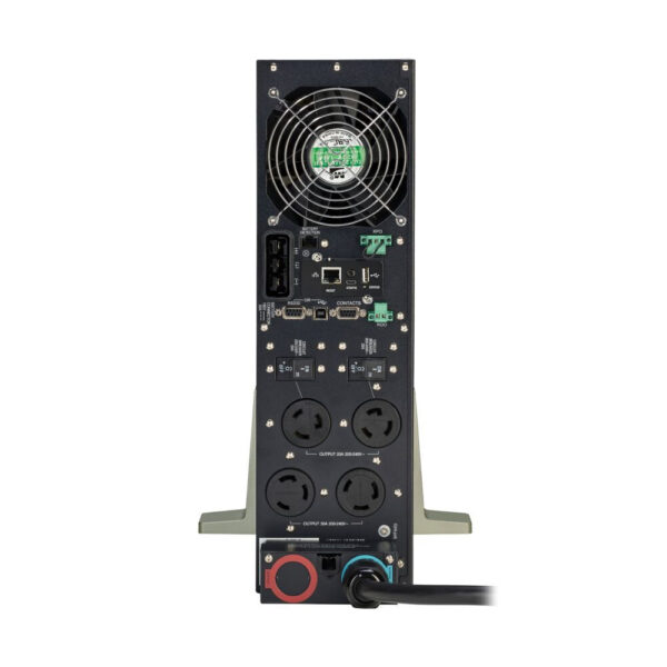 Tripp Lite SmartOnline 6kVA 5.4kW 208V Online UPS, 2 L6-20R and 2 L6-30R Outlets, L6-30P Input, Network Card, 3U Rack/Tower, TAA - SU6000RT3UTAA