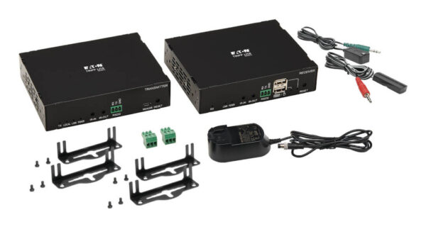 Tripp Lite series HDMI over Cat6 Extender Kit with Power over Cable - 4K 60 Hz, 4:4:4, 328 ft. (100 m), TAA