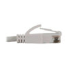 Tripp Lite series Cat6a 10G Snagless Molded Slim UTP Ethernet Cable (RJ45 M/M), PoE, White, 10 ft. (3.1 m)