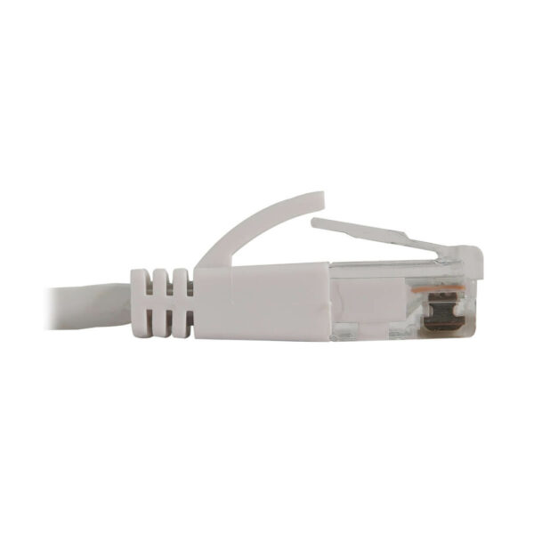 Tripp Lite series Cat6a 10G Snagless Molded Slim UTP Ethernet Cable (RJ45 M/M), PoE, White, 10 ft. (3.1 m)