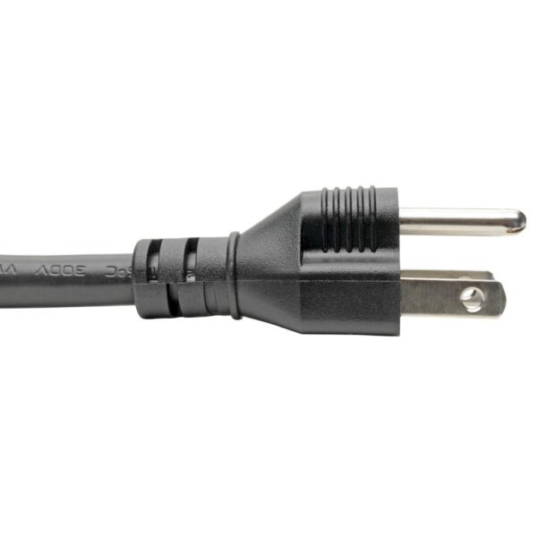 c098019e7ccd515b05c65980e4effe99-1 Tripp Lite series Computer Power Cord, C19 to NEMA 5-15P - Heavy-Duty, 15A, 125V, 14 AWG, 8 ft. (2.43 m), Black