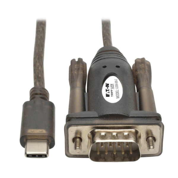 Tripp Lite series USB-C to RS232 (DB9) Serial Adapter Cable (M/M), 5 ft. (1.52 m)