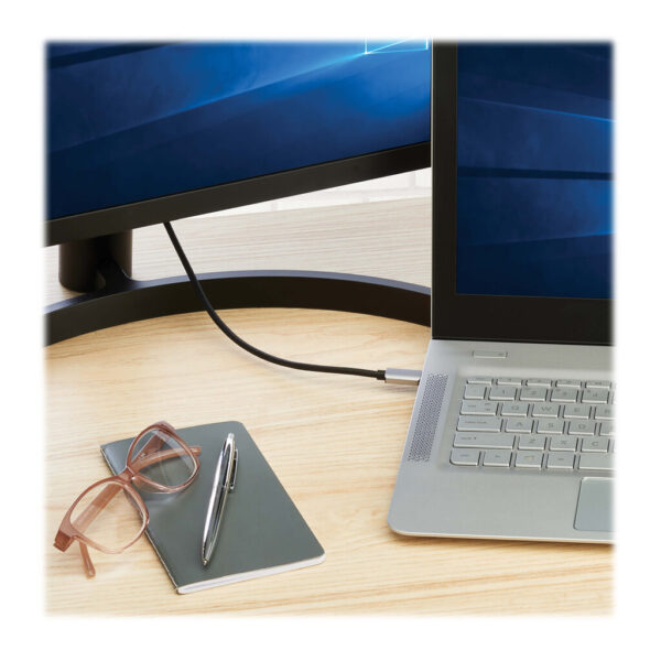 Tripp Lite series USB-C to DisplayPort Active Adapter Cable (M/M) - 8K 60 Hz, 4K 144 Hz, HDR, 4:4:4, HDCP 2.3, Black, 3 ft. (0.9 m)