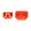 Tripp Lite series PDU Power Cord, C13 to C14 - 10A, 250V, 18 AWG, 2 ft. (0.61 m), Orange