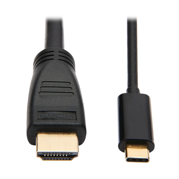c119c28ecf16aa4ed5c35c72964c36da Tripp Lite series USB-C to HDMI Active Adapter Cable (M/M), 4K 60 Hz, 4:4:4, HDCP 2.2, Mid-Cable Adapter, Black, 6 ft. (1.8 m)