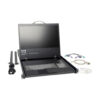 Tripp Lite series NetCommander 8-Port Cat5 1U Rack-Mount Console KVM Switch with 19-in. LCD, TAA