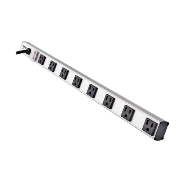 c1411ad3c0991b24322960d60397d009 Tripp Lite series 8 Right-Angle Outlet Vertical Power Strip, 120V, 15A, 15 ft. (4.57 m) Cord, 5-15P, 24 in.