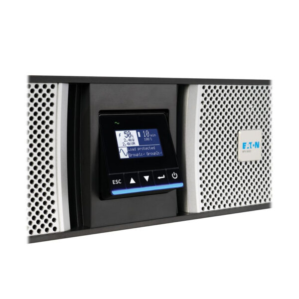Eaton 9PX G2 5kVA 5kW 208V Online UPS, L6-30P or Hardwired Input, 2 L6-20R, 2 L6-30R, Hardwired Output, Network Card, 3U Rack/Tower - 9PX5KG2