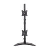 Tripp Lite series Dual Vertical Flat-Screen Desk Stand/Clamp Mount, 15 in. to 27 in. Flat-Screen Displays