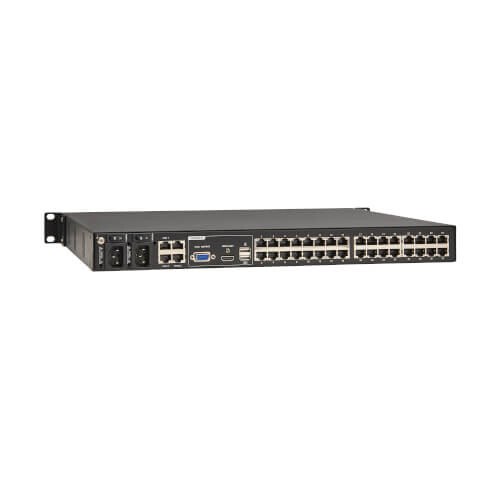 c16ae629667b5e011aca23b8704c1c54 Eaton 32-Port Cat5e KVM over IP Switch - Virtual Media, 2 Remote/1 Local User, HDMI Output, 1U Rack-Mount, TAA
