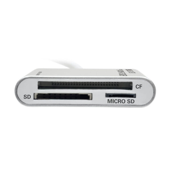 Tripp Lite series USB 3.1 Gen 1 USB-C Multi-Drive Smart-Card Flash-Memory Media Reader/Writer, Thunderbolt™ 3 Compatible