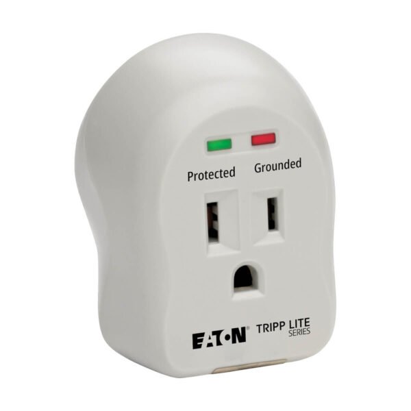 c1bda953a932426acd10b27fe83e54ab Tripp Lite series 1-Outlet Personal Surge Protector, Direct Plug-In, 735 Joules, 2 Diagnostic LEDs