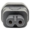 Tripp Lite series IEC C14 to IEC C7 Power Cord Adapter - 7A, 125V, Black