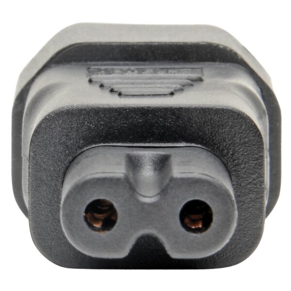 Tripp Lite series IEC C14 to IEC C7 Power Cord Adapter - 7A, 125V, Black