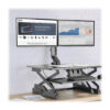 Tripp Lite series Dual-Display Monitor Arm with Desk Clamp and Grommet - Height Adjustable, 17” to 27” Monitors
