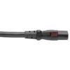 Tripp Lite series Computer Power Cord, NEMA 5-15P to Locking C13 - Heavy-Duty, 15A, 125V, 14 AWG, 3 ft. (0.91 m), Black