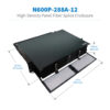 Tripp Lite series High-Density Panel Fiber Splice Enclosure - 12 Splicing Cassettes, 288 LC/APC SM 0.9 mm, 1.5 m Pigtail, 2U Rack