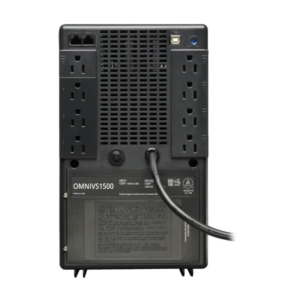Tripp Lite series OmniVS 120V 1500VA 940W Line-Interactive UPS, Tower, USB port