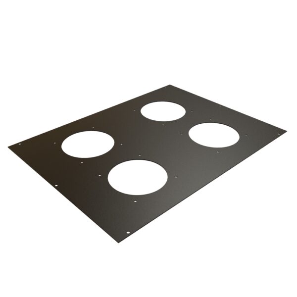 Hammond 4X 4IN Cutout Cabinet Fan Top
