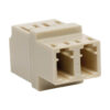 c32aa572ab2f2fabb0cf72690b226532 Tripp Lite series Duplex Multimode Fiber Optic Coupler, (LC/LC)
