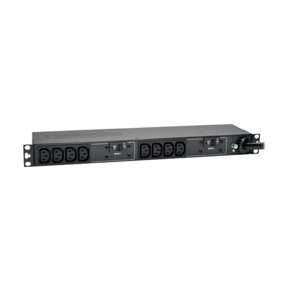 c33927793565aa75965f3607181002fe Tripp Lite series 7.7kW Single-Phase 200-240V Basic PDU, 10 C13 Outlets, IEC 309 32A Blue Input, 3.6 m Cord, 1U Rack-Mount