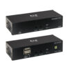 Tripp Lite series DisplayPort over Cat6 Extender Kit, KVM Support, USB, 4K, DP1.2a, PoC, HDCP 2.2, 230 ft. (70 m), TAA
