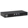Tripp Lite series 2-Port DisplayPort Dual-Display KVM Switch - 4K 60 Hz, USB 3.2 Gen 1, HDCP 2.2, USB Sharing, TAA