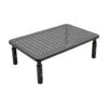 Tripp Lite series Monitor Riser for Desk, 14 x 9 in. - Height Adjustable, Metal, Black - MR1411M