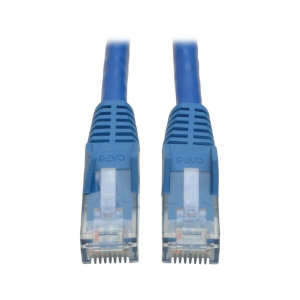 Tripp Lite series Cat6 Gigabit Snagless Molded (UTP) Ethernet Cable (RJ45 M/M), PoE, Blue, 10 ft. (3.05 m)