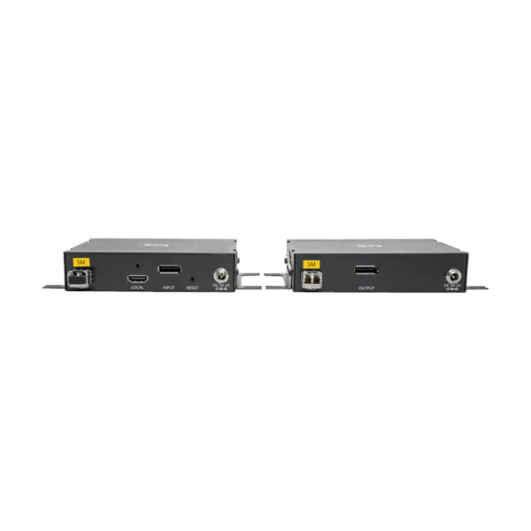 Tripp Lite series DisplayPort over Fiber Extender Kit, Transmitter/Receiver, 4K, 4:4:4, Singlemode LC, Up to 6.2 mi., TAA
