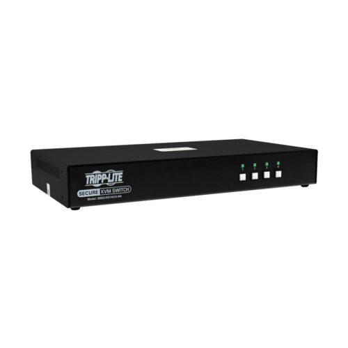 Secure KVM Switch, 4-Port, Single Head, DP to HDMI (x4), 4K, NIAP PP4.0, Audio, CAC, TAA
