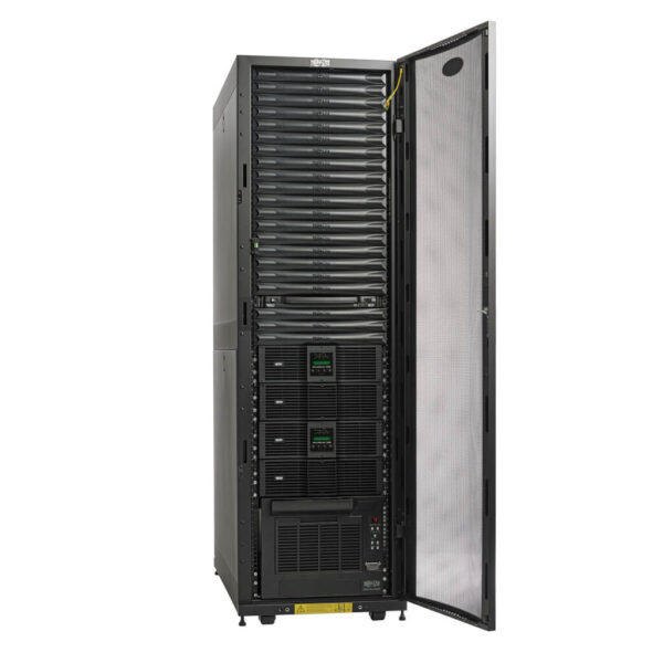 Tripp Lite EdgeReady Micro Data Center, 34U, Two 6kVA UPS (N+N), Network Management, Dual PDUs, 208/240V or 230V, Assembled - MDA3F34UPX00000