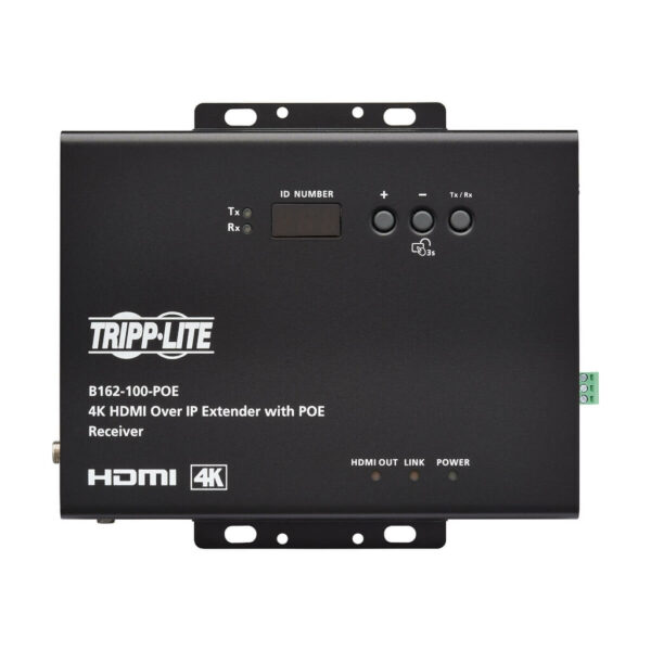 c447fe3ac68bfb8aa6a1a233b733808f Tripp Lite series HDMI over IP Decoder - 4K, 4:4:4, PoE, 328 ft. (100 m), TAA